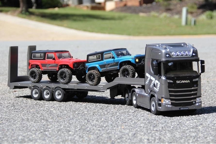 RC kamion Huina 1501 1:18 - Scania 770S sa 19 funkcija (sivi) - Image 2